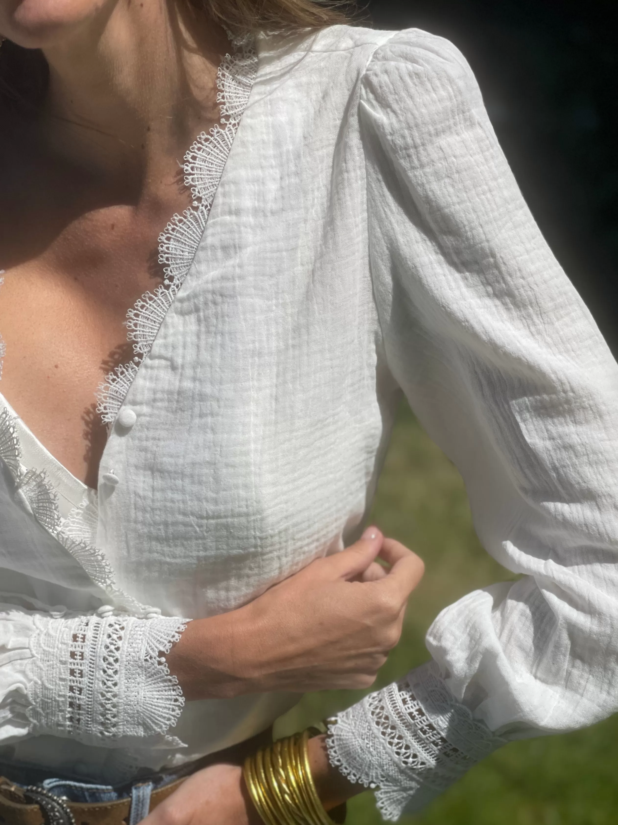 Fêtes & Occasions ✨ | Blouses & Chemises*SIAMOISE Chemise Opaline - Blanc