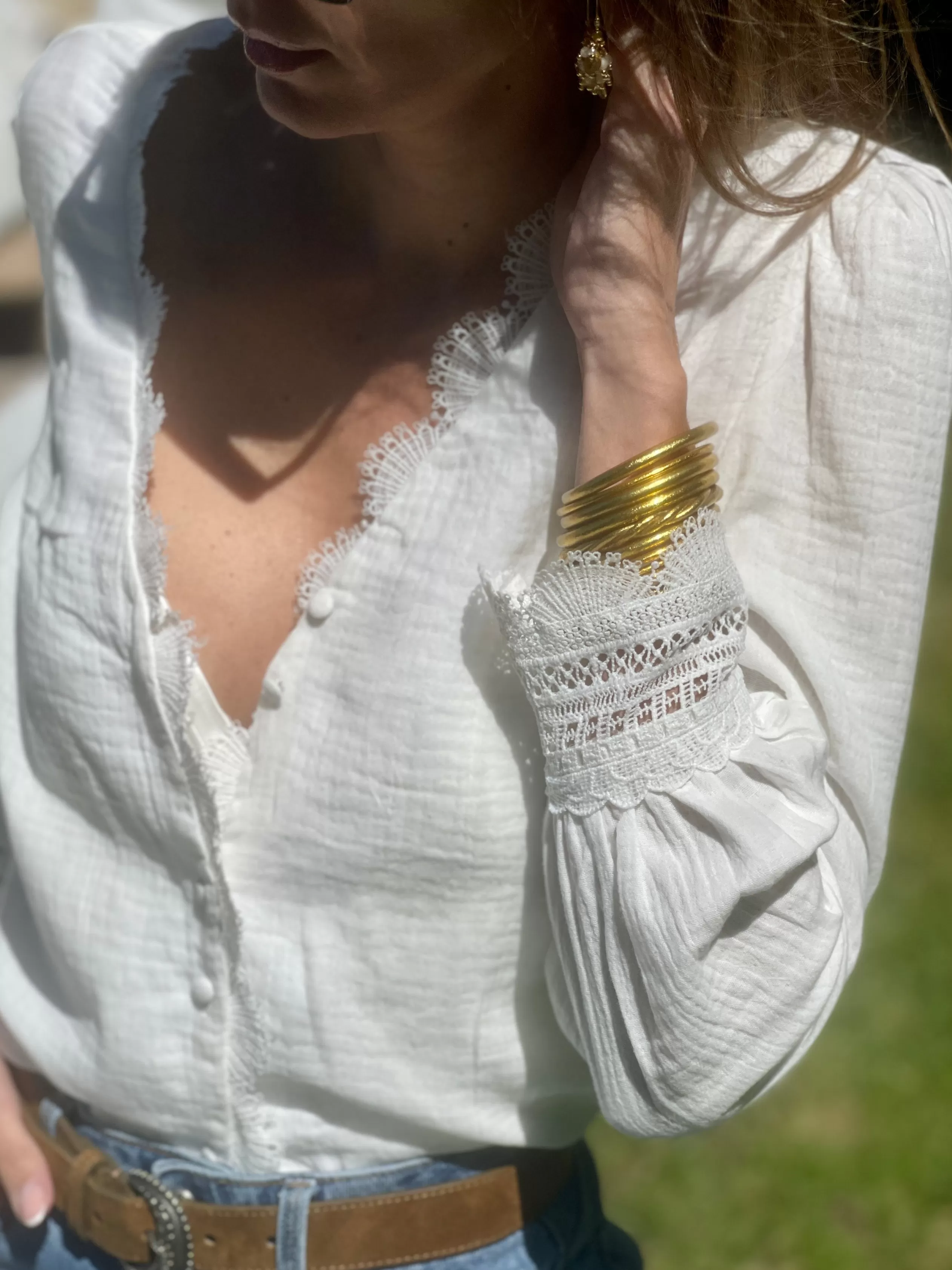 Fêtes & Occasions ✨ | Blouses & Chemises*SIAMOISE Chemise Opaline - Blanc